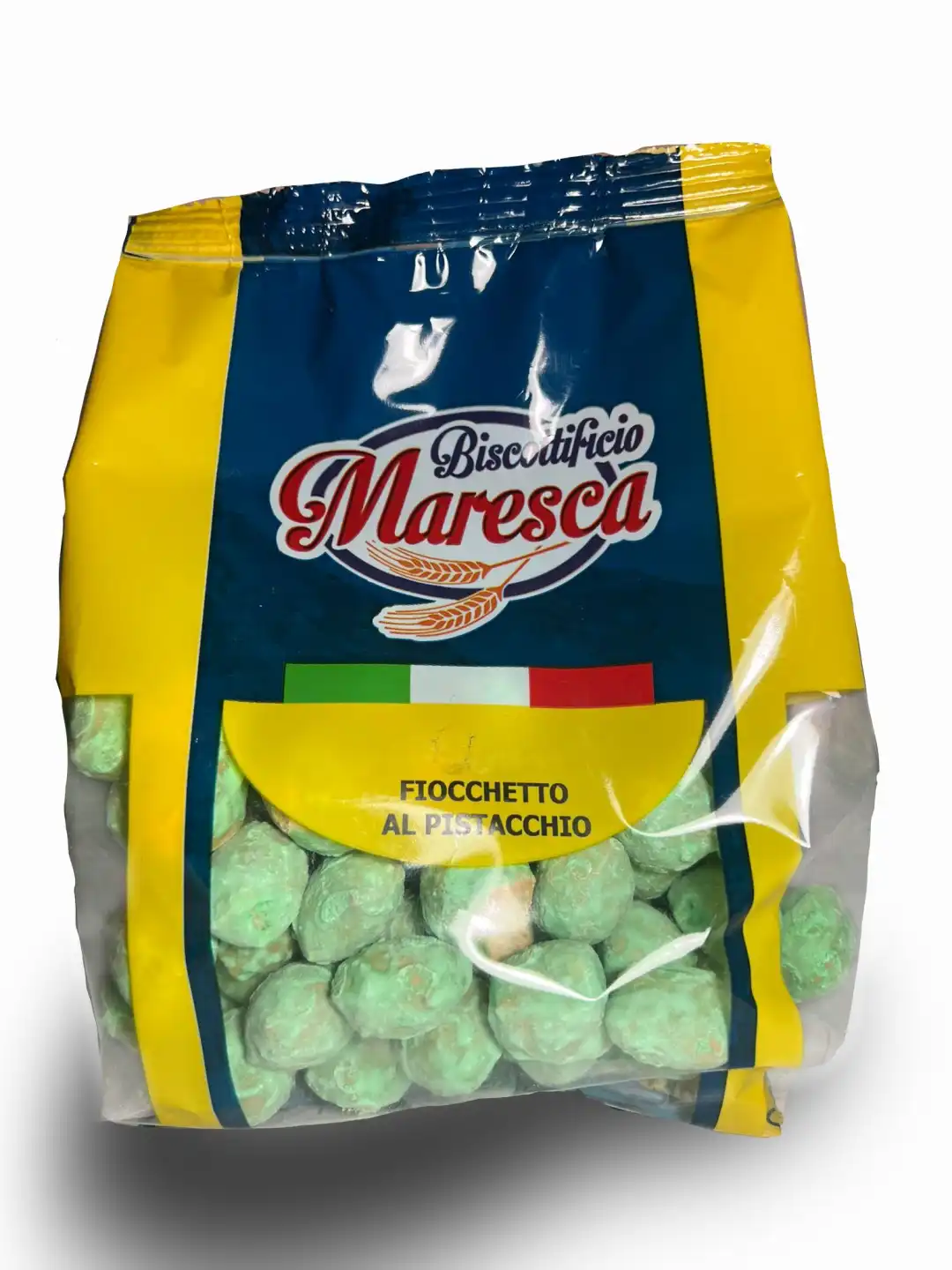4 Pezzi Fiocchetto Di Neve Al Pistacchio 200Gr Cad Dolci Glassati Snack Top