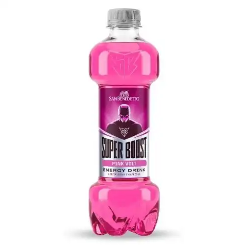 12X San Benedetto Super Boost Pink Volt Energy Drink 37,5Cl Bevanda Energetica