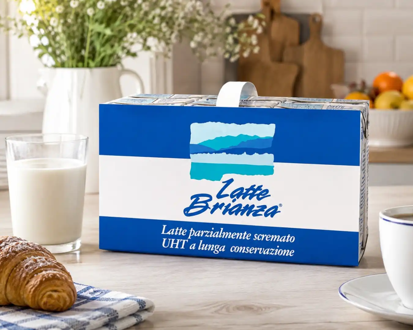 6 Pezzi Parmalat Latte Brianza Parzialmente Scremato UHT 1Lt Lunga Conservazione