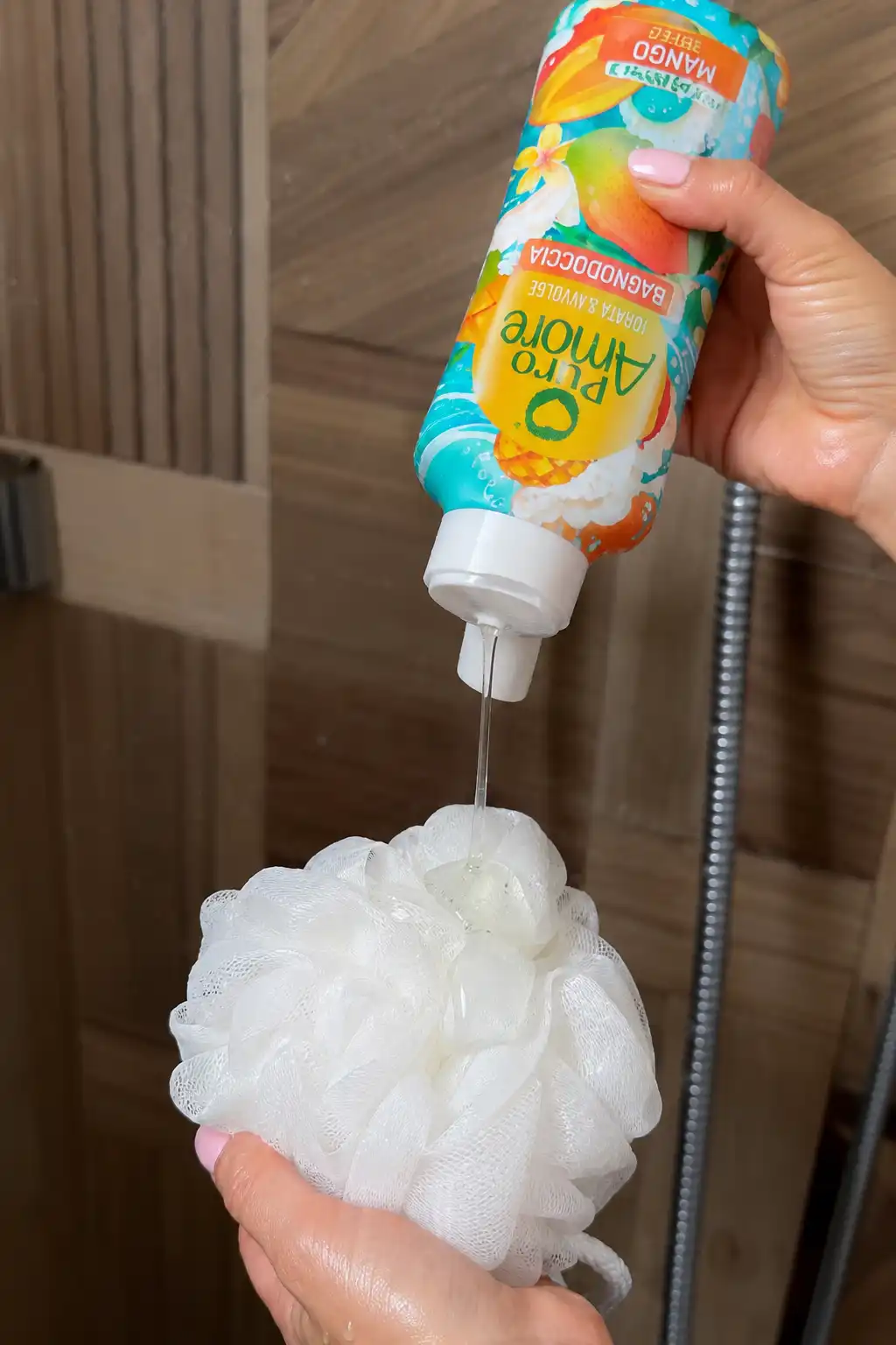 3 Pezzi Puro Amore Bagnodoccia Mango Tropicale 650Ml Bagno Doccia 1,95L