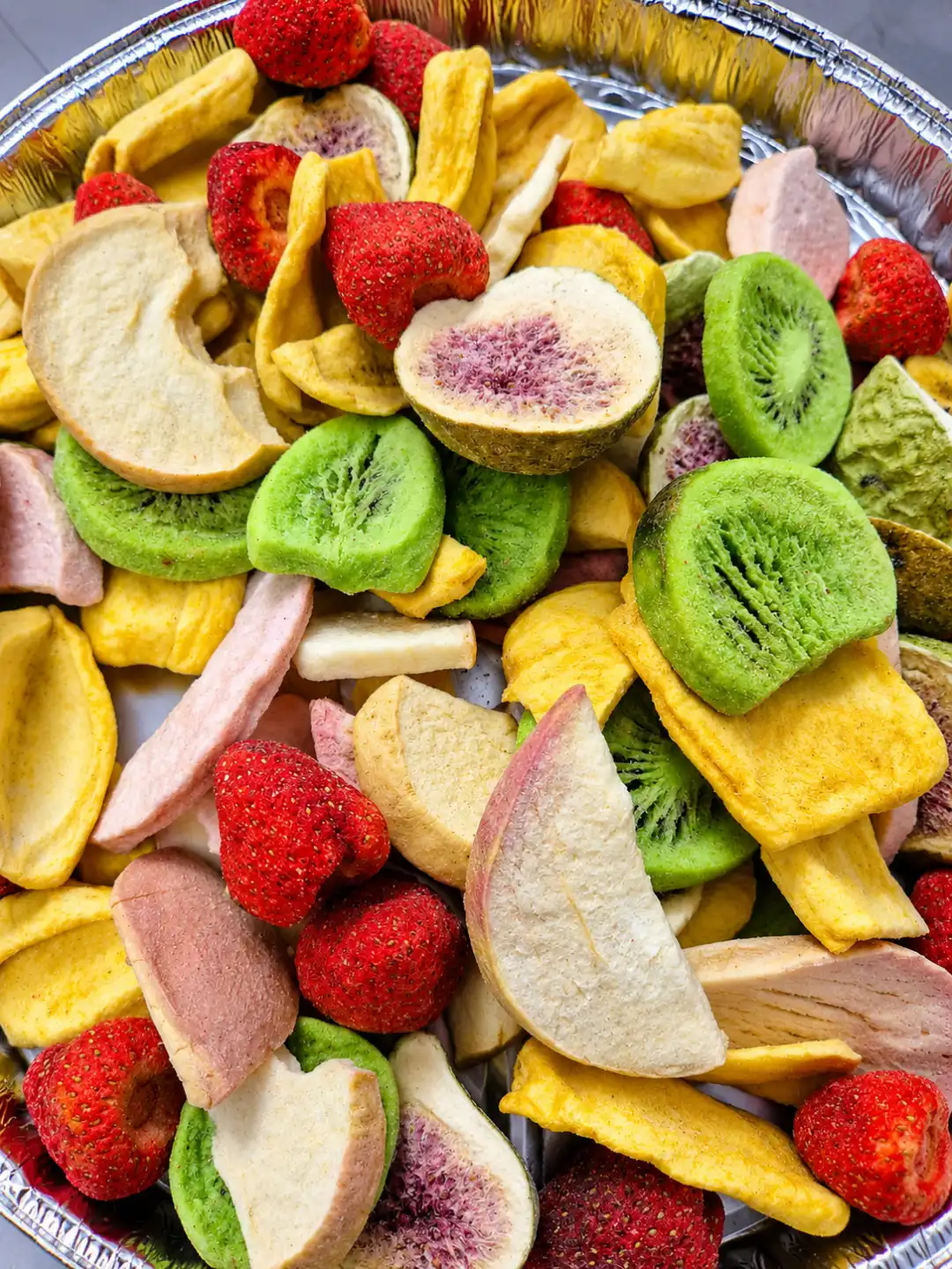 Frutta Liofilizzata Mista Croccante 500Gr Snack Naturale Mix Frutta Selezionata