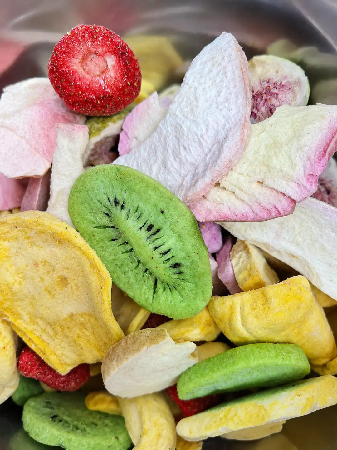 Frutta Liofilizzata Mista Croccante 500Gr Snack Naturale Mix Frutta Selezionata