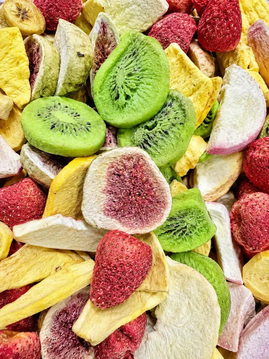 Frutta Liofilizzata Mista Croccante 500Gr Snack Naturale Mix Frutta Selezionata