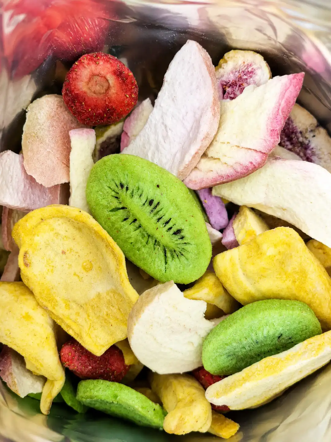 Frutta Liofilizzata Mista Croccante 500Gr Snack Naturale Mix Frutta Selezionata
