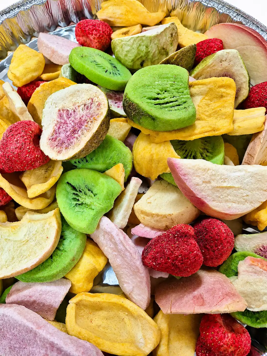 Frutta Liofilizzata Mista Croccante 500Gr Snack Naturale Mix Frutta Selezionata