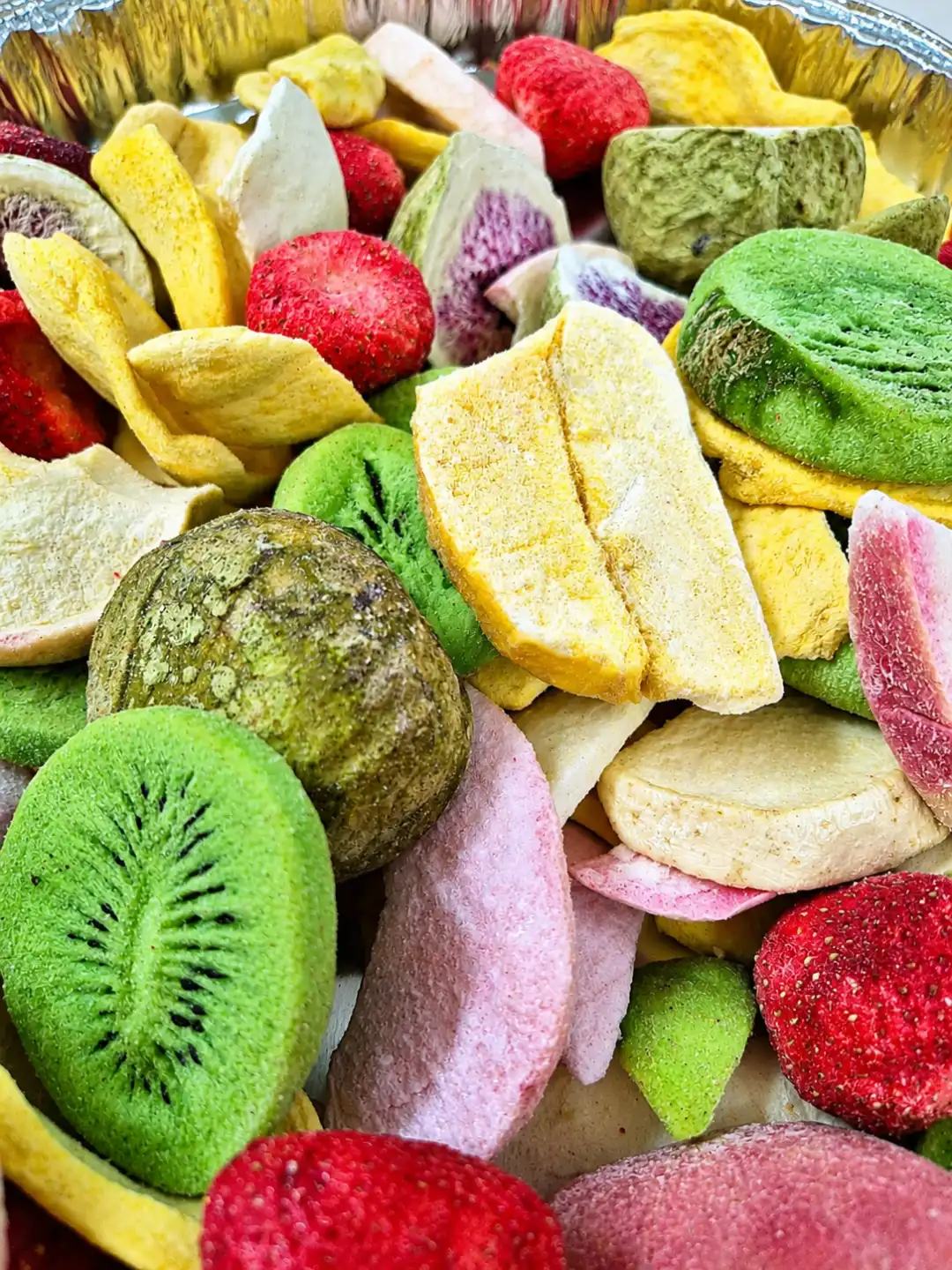 Frutta Liofilizzata Mista Croccante 500Gr Snack Naturale Mix Frutta Selezionata