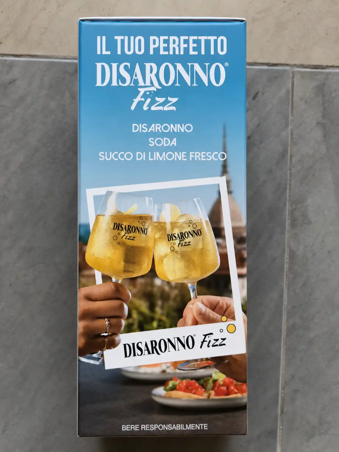 6 Bicchieri Da Cocktail Disaronno Fizz Calici Originali Vetro Aperitivo Drink