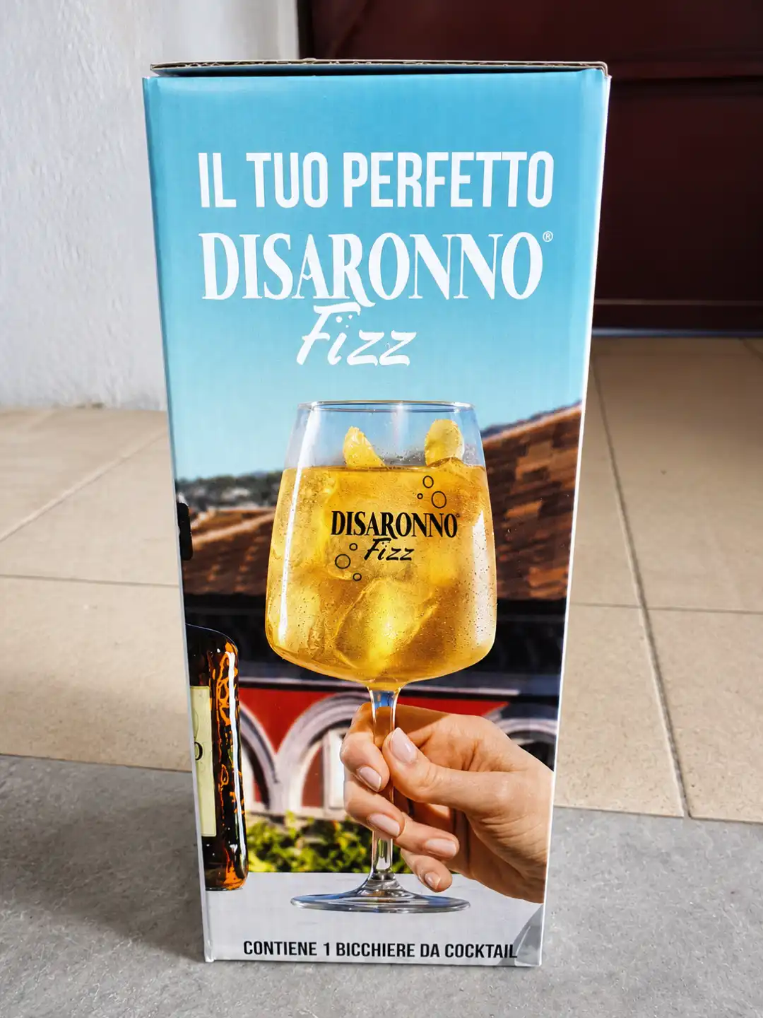 6 Bicchieri Da Cocktail Disaronno Fizz Calici Originali Vetro Aperitivo Drink