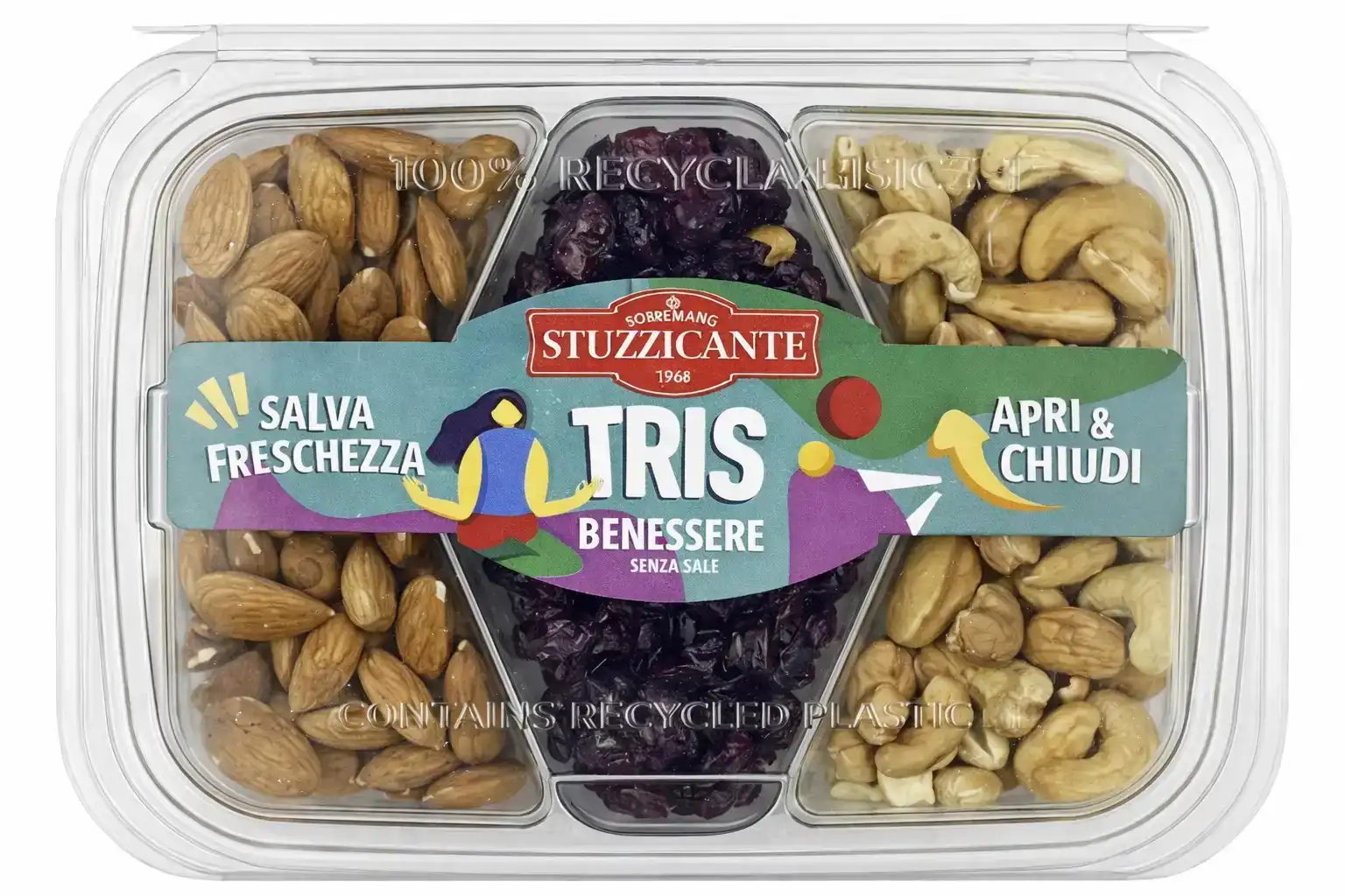 Box 5 Tris Snack Frutta Secca E Disidratata Aperitivo Breakfast Tropicale Mix