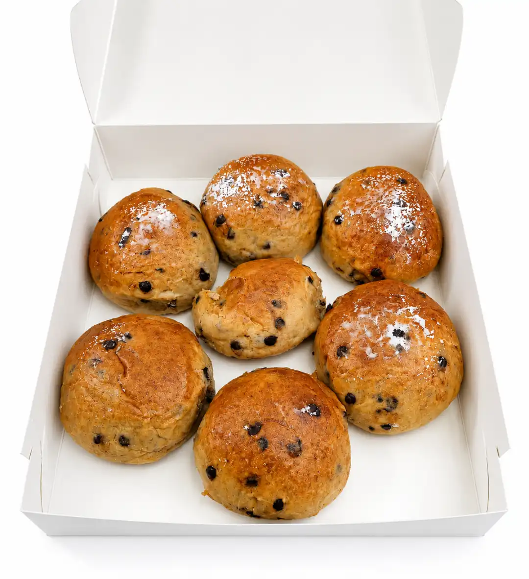 Box 7 Pan Goccioli Artigianali Con Gocce Di Cioccolato 110g Cad Circa Dolce Box
