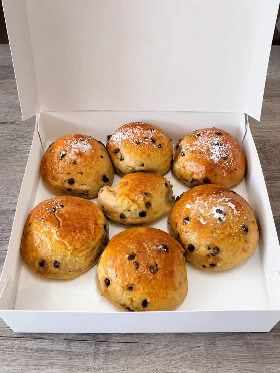 Box 7 Pan Goccioli Artigianali Con Gocce Di Cioccolato 110g Cad Circa Dolce Box