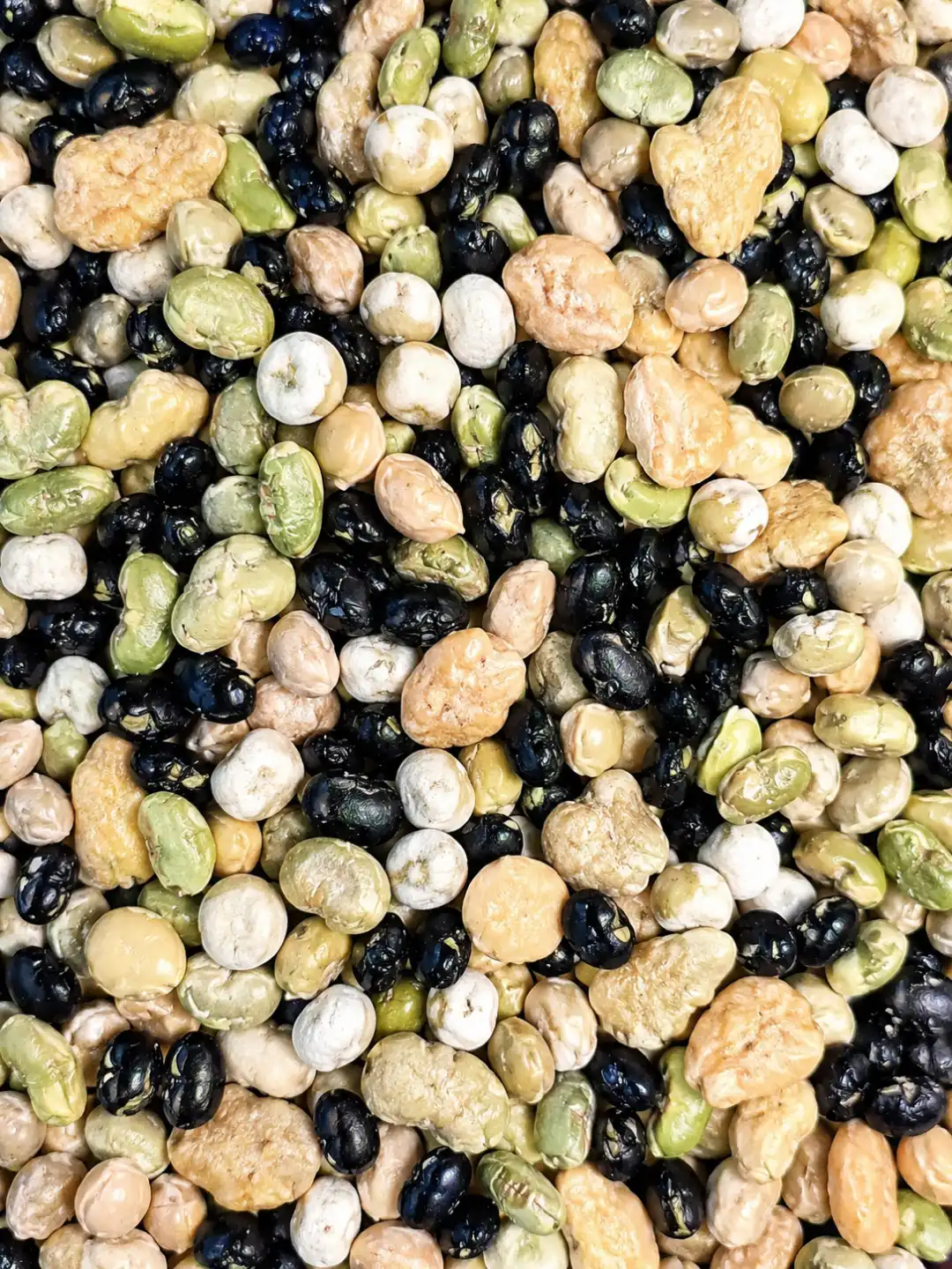 Mix Legumi Tostati E Salati 1Kg Snack Croccante Proteico Origine Thailandia Box