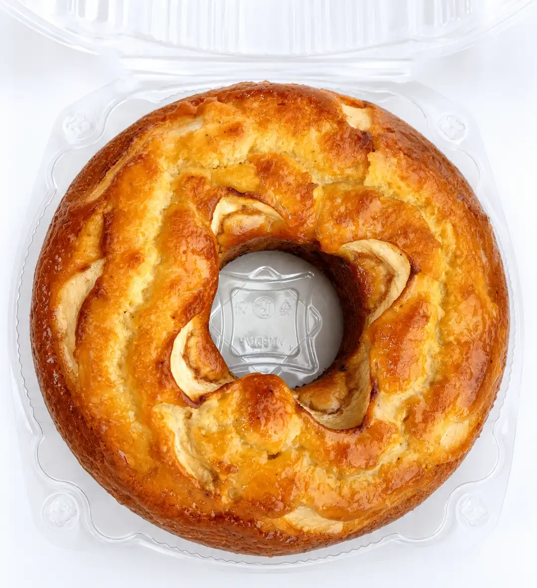 Ciambellone Alle Mele Artigianale 1 Kg Dolce Da Forno Soffice Con Yogurt Glassa