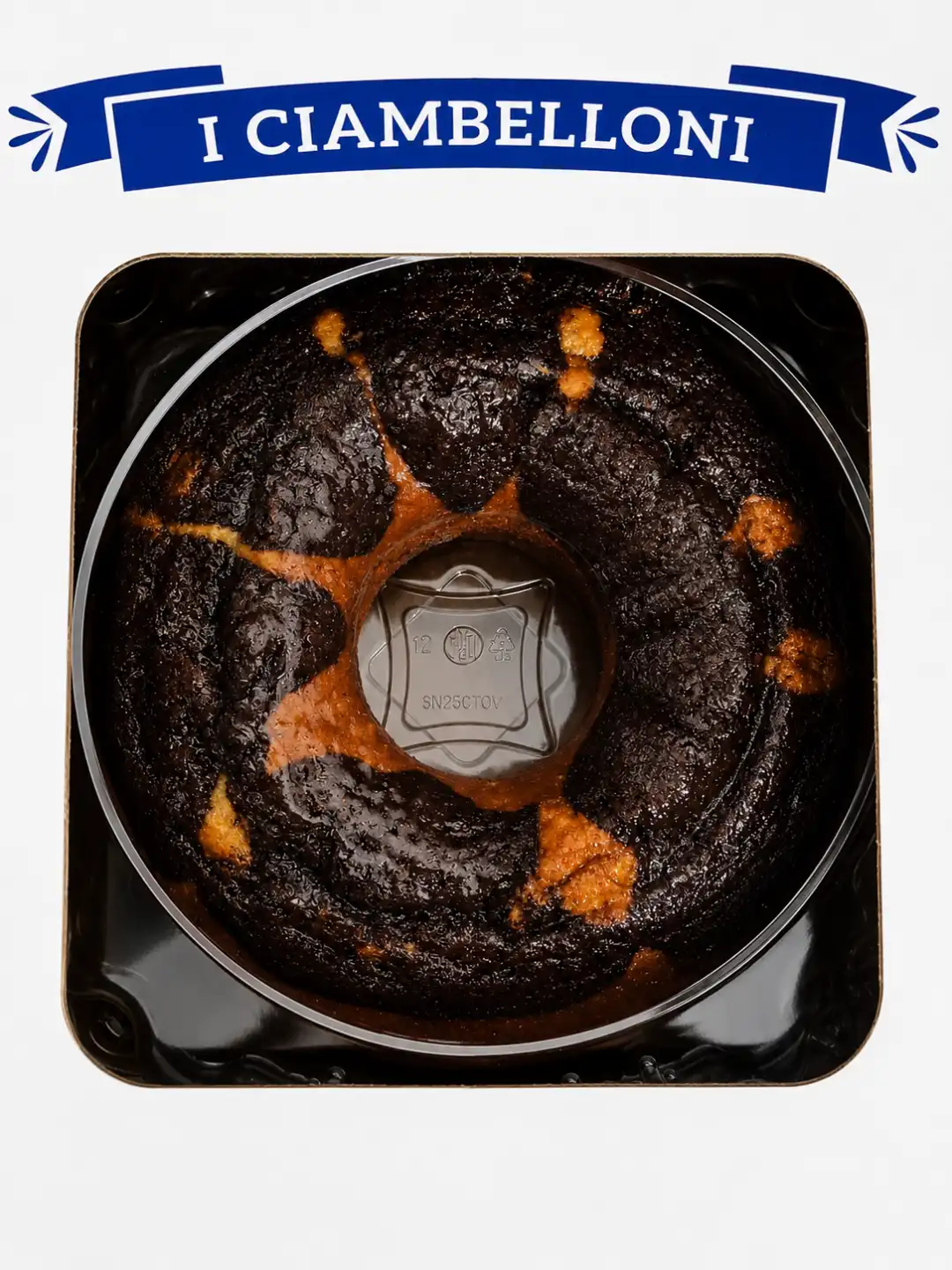 Ciambellone Al Cacao Artigianale 1 Kg Dolce Da Forno Morbido E Goloso 1Kg