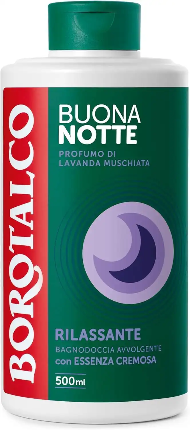 6 Borotalco Bagnodoccia Buonanotte Lavanda Muschiata Relax Flaconi 500ml Set