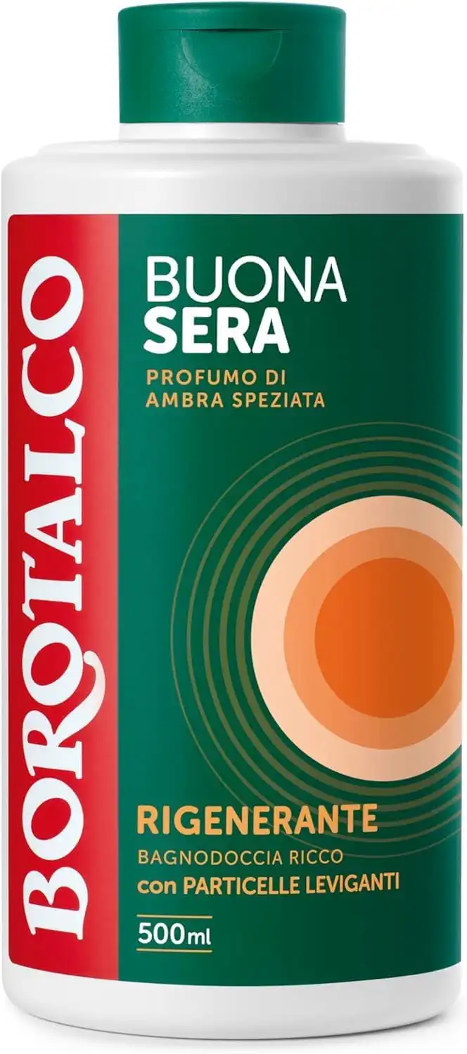 6 Borotalco Buonasera Ambra Speziata Bagnodoccia Rigenerante 500ml Set Maxi