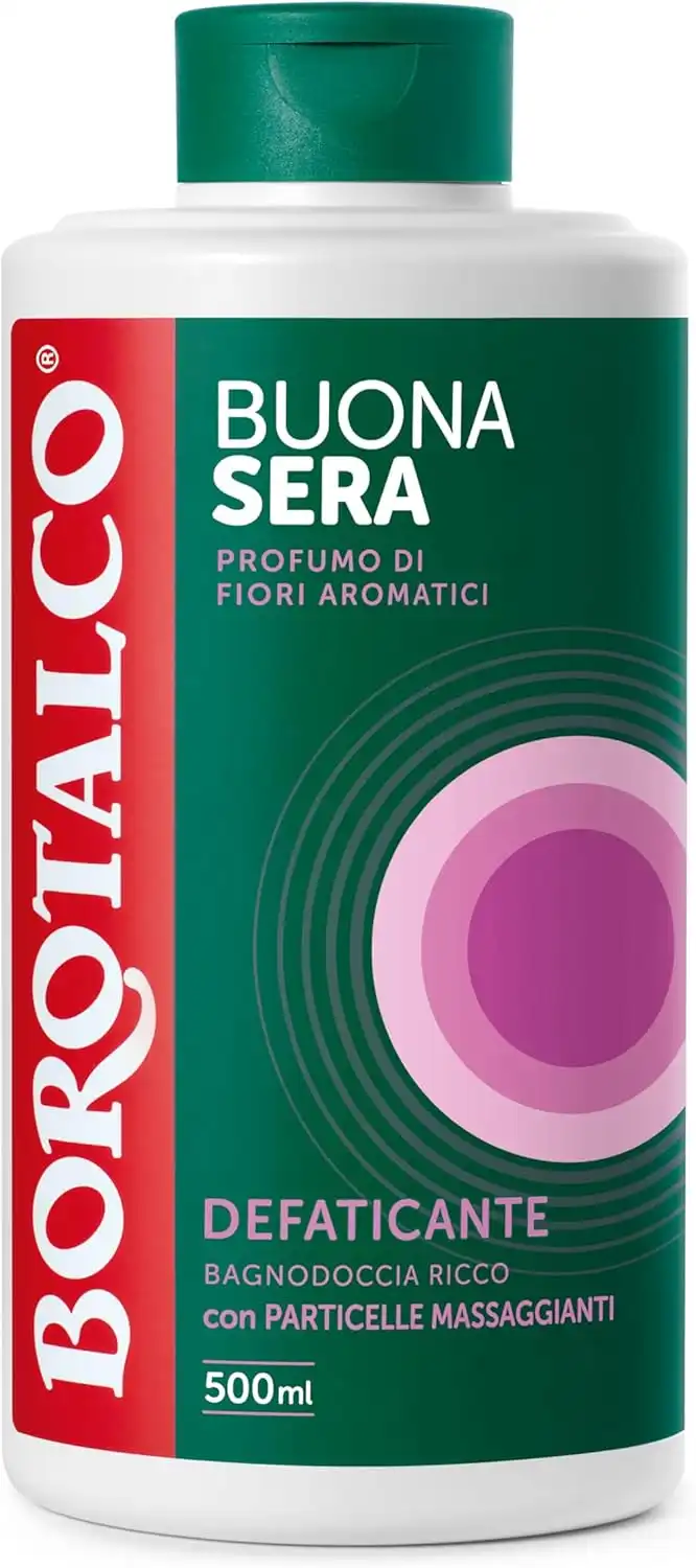 6 Borotalco Buonasera Defaticante Fiori Aromatici Bagnodoccia 500ml Maxi Pack