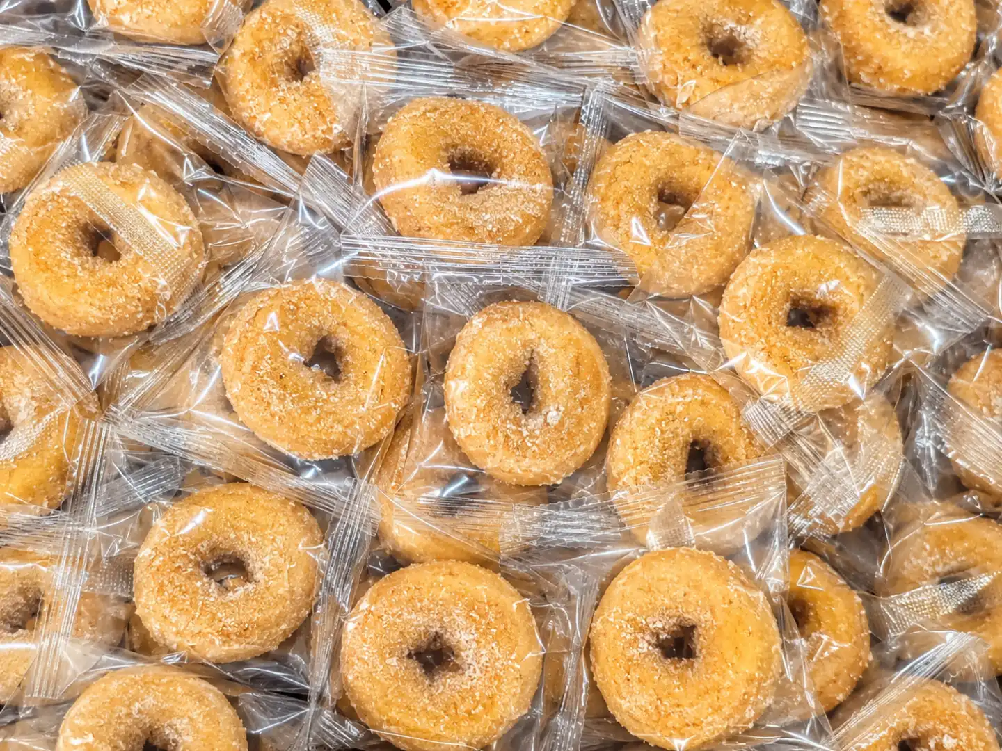 Mini Ciambelle Fritte All'Anice 1Kg Monoporzione Biscotti Dolci Artigianali