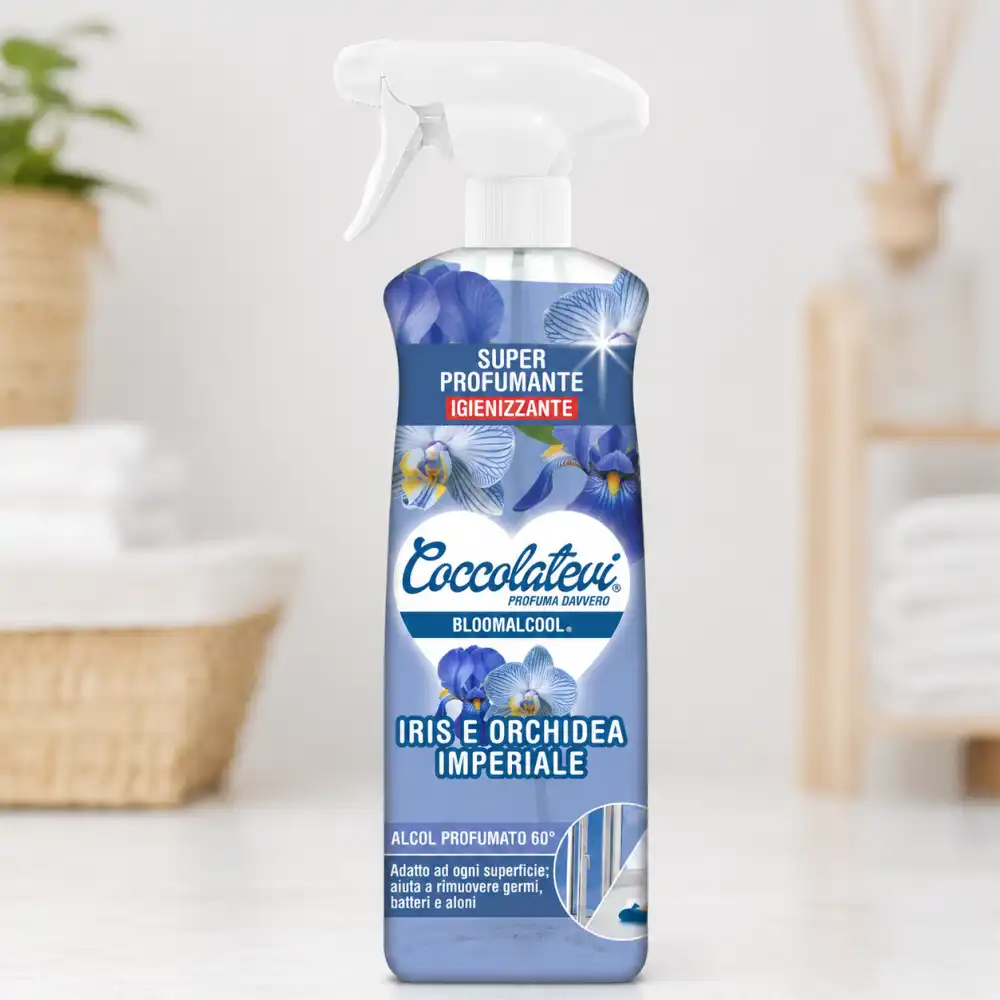9 Coccolatevi Bloomalcool 60° Iris Orchidea 750Ml Spray Igienizzante Profumante
