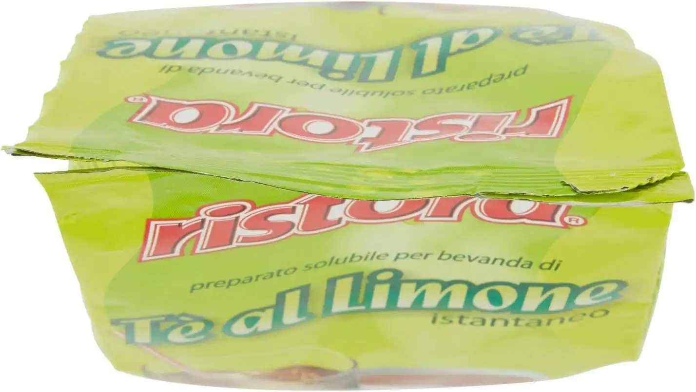 Ristora Tè al Limone 1Kg Preparato Solubile Zuccherato Istantaneo Freddo o Caldo