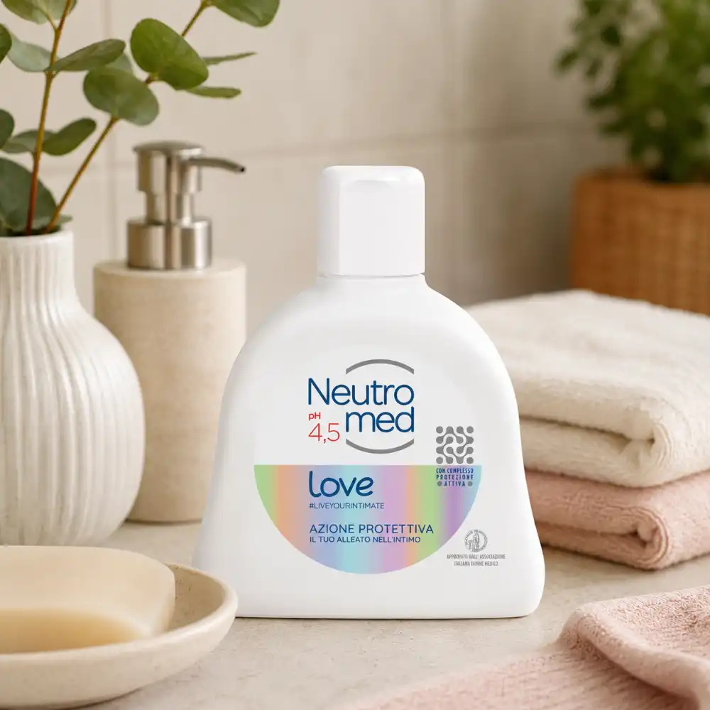 6 Pezzi Neutromed Intimo Love 250ml Detergente pH 4,5 Azione Protettiva Delicata