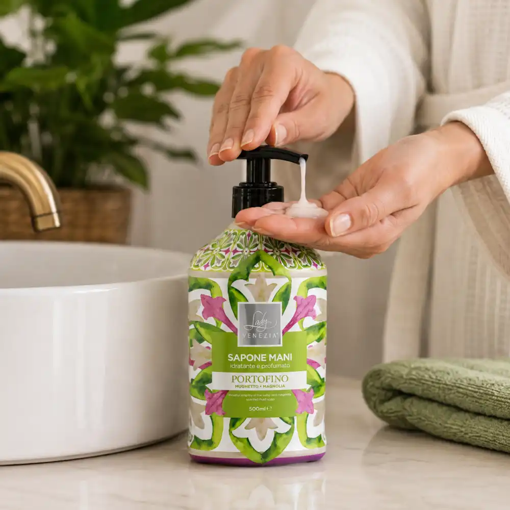 12 Lady Venezia Sapone Mani 500ml Mughetto Magnolia Profumato Idratante