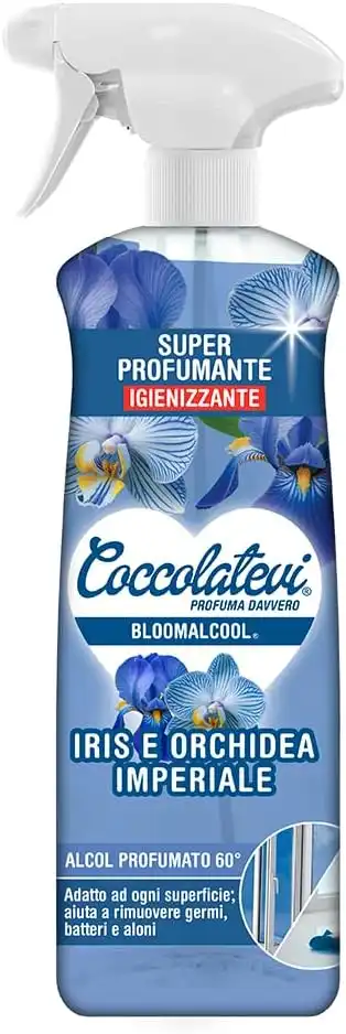 3 Pezzi Coccolatevi Bloomalcool 60° Iris Orchidea 750ml Spray Igienizzante Casa