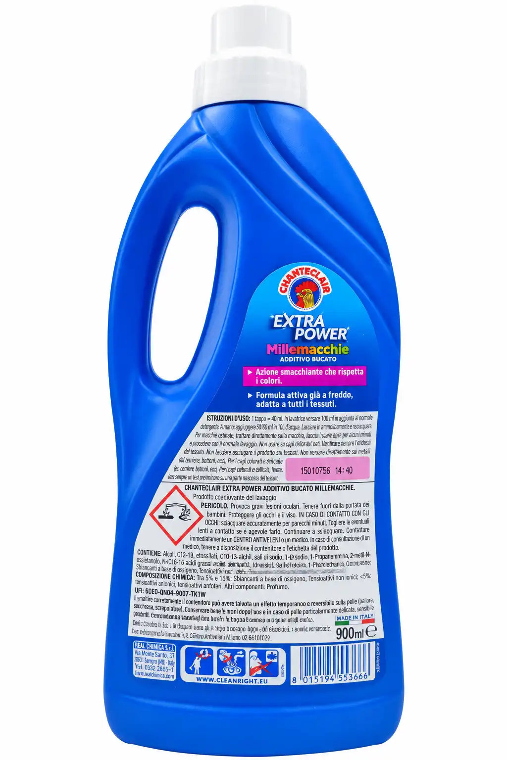 6 PEZZI Chanteclair Millemacchie Extra Power 900ml Additivo Bucato Smacchiatore