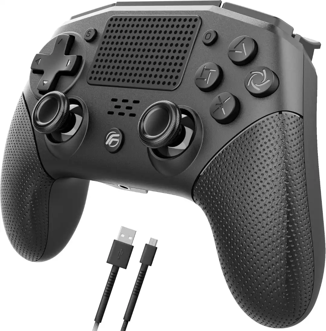 FENNER Controller PS4 V2 Programmabile Wireless Doppia Vibrazione 600mAh Gamepad