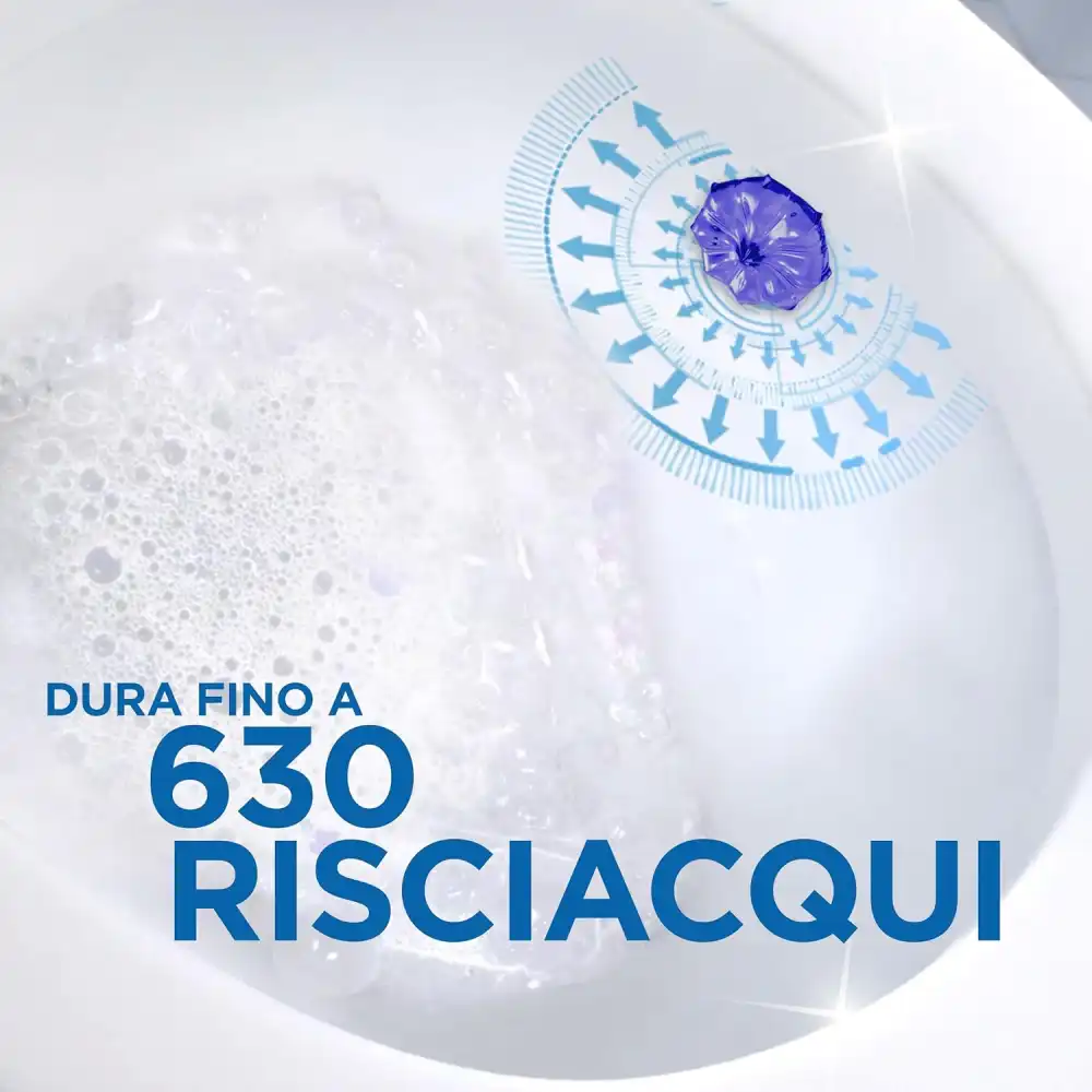 Duck Fresh Discs Blue Gel Igienizzanti WC 1 Applicatore e 6 Dischetti