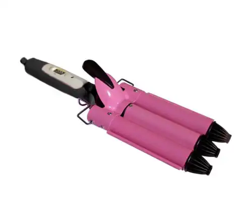 Piastra per Capelli a Onde Fino a 210gradi Capelli Mossi Ondulati 50W 2 Onde