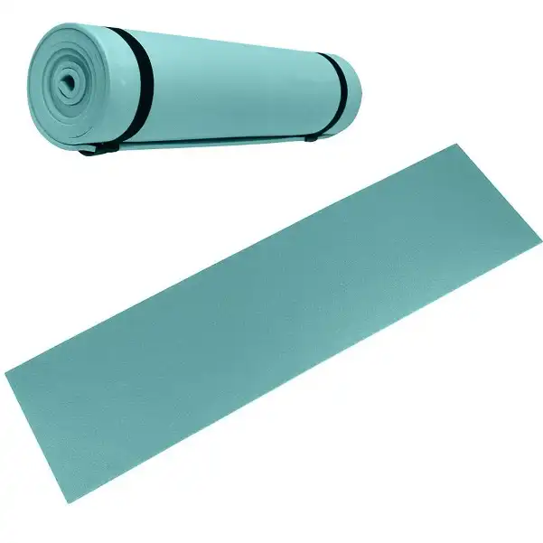 Tappetino per Palestra Fitness Esercizi a Terra Tappeto da Campeggio 180x50 cm