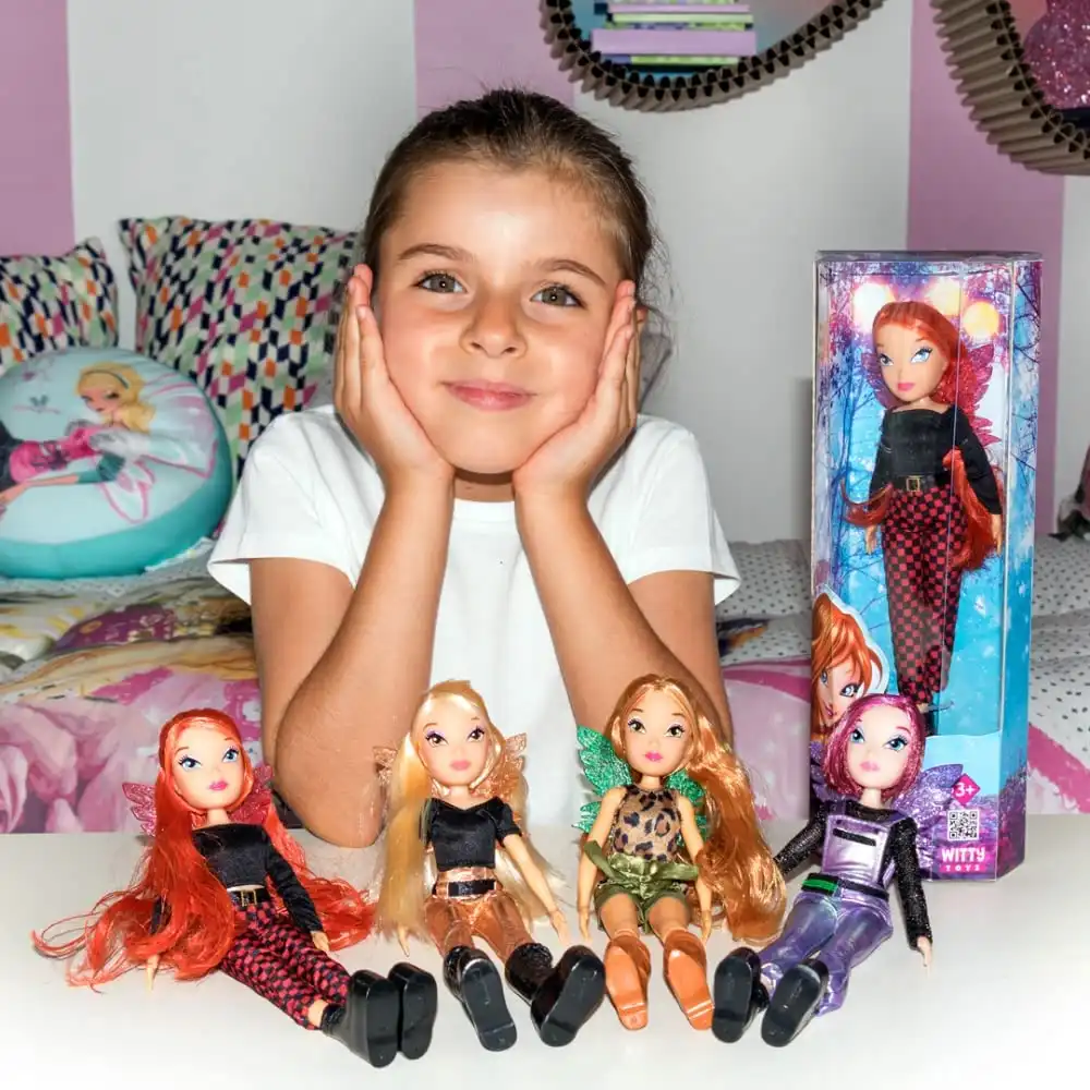 Winx Club Fashion Doll Stella Bambola Fatina linea Winx Alta 23cm Eta'3+