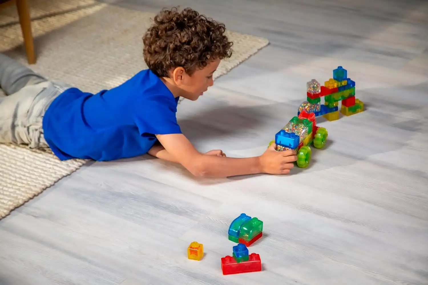 Jelly Blox Kit Veicolo 35 Mattoncini Tattili per Creare un Camion Costruzioni 2+