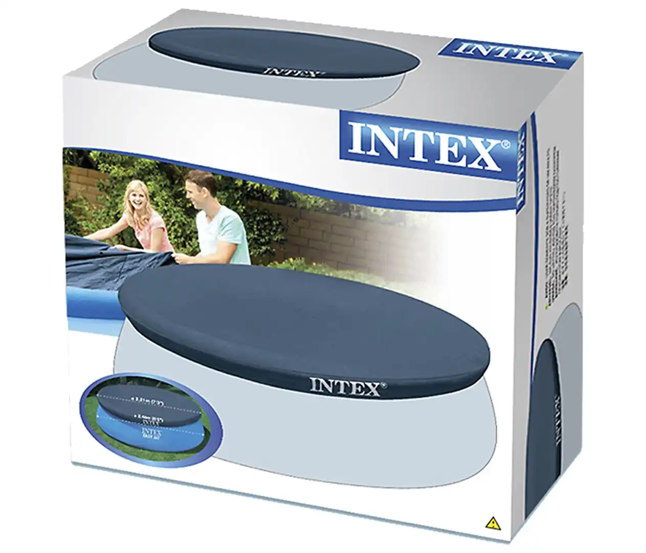 Intex Telo di Copertura per Piscine Rotonde Piscina Fuoriterra Diametro 244cm