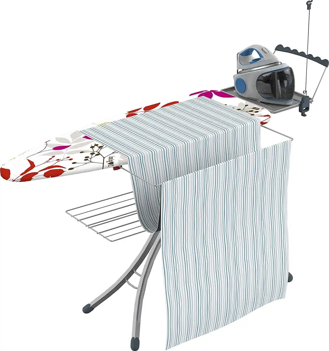 Gimi Advance 140 Asse da Stiro Con Portacaldaia Altezza Regolabile 154x45x9 cm