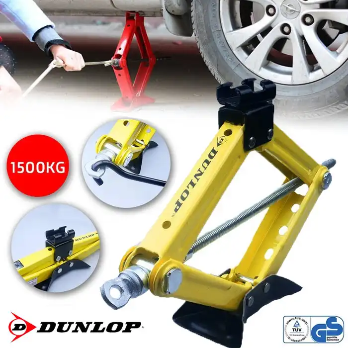 Cric Martinetto Sollevatore Auto Universale Per Gomme Macchina 1500KG