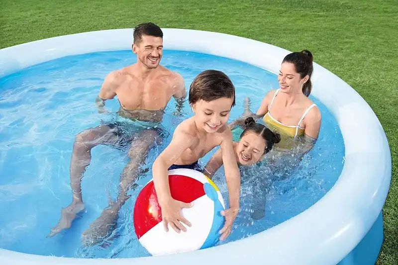 Bestway Piscina gonfiabile fuoriterra fuori terra rotonda 305x66 cm 3200 litri