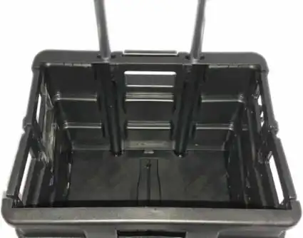 Trolley Carrello Attrezzi Pieghevole per la Spesa o Bricolage 2 Ruote con Manico