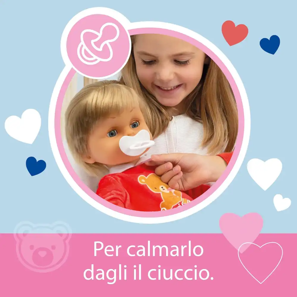 Cicciobello Mummy Love Bambola Interattiva da 42 cm con Funzioni Realistiche 2+