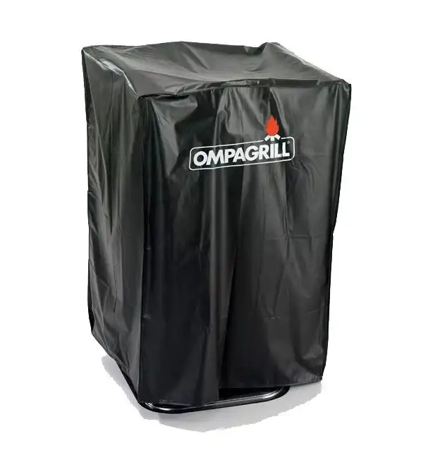 Ompagrill Telo Copri Barbecue in Materiale Antipioggia 48x63xh85cm Nero