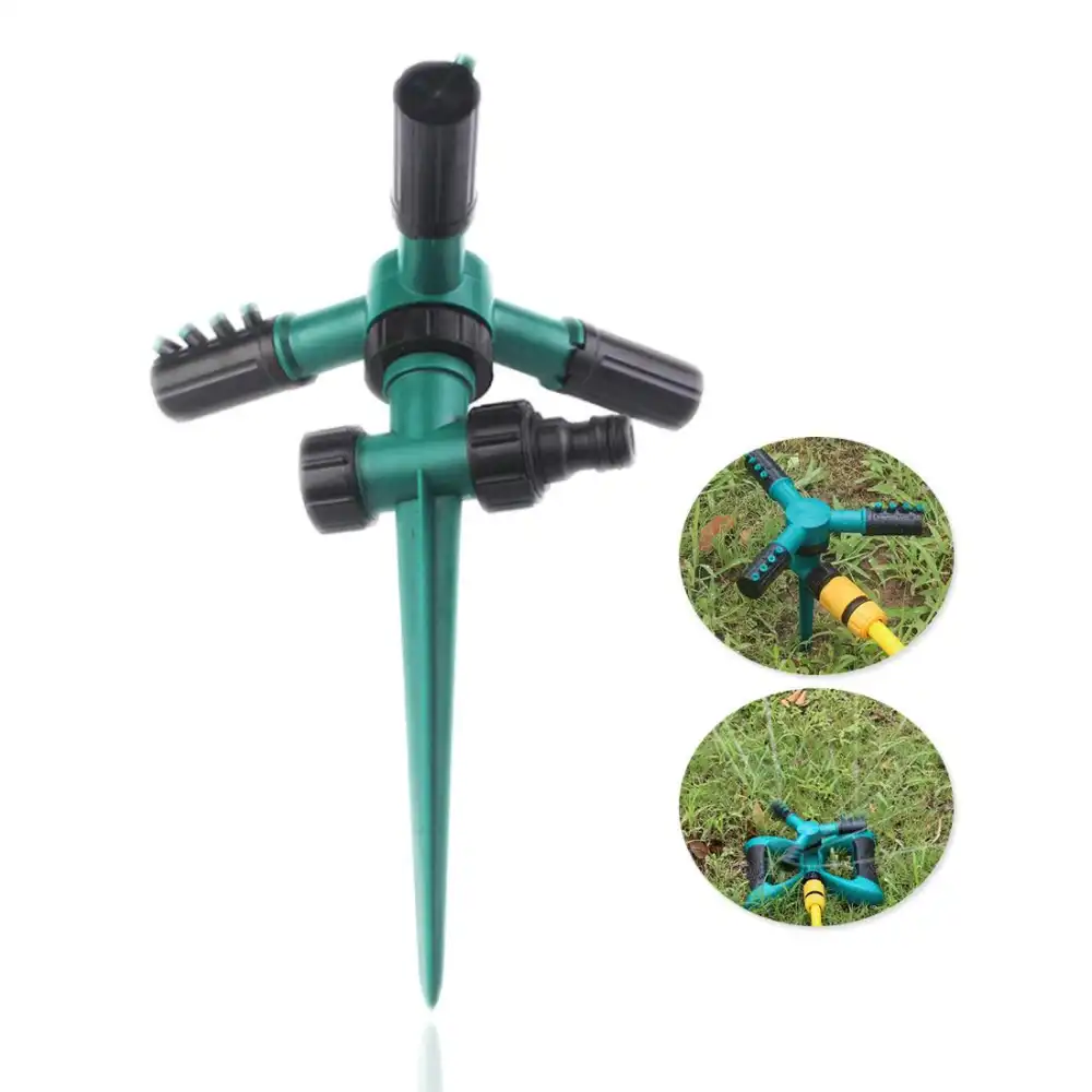 Irrigatore da Giardino Automatico a 360 Gradi con 12 Ugelli per Irrigazione