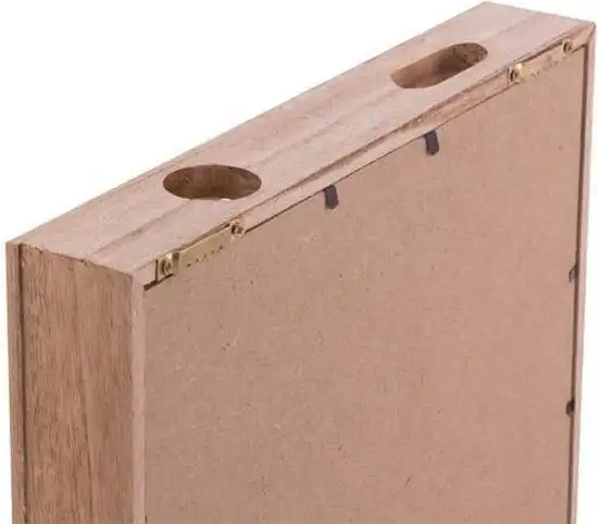 Quadro in Legno per Capsule e Tappi di Sughero per Cucina Pub 21,5x25,5x4 cm