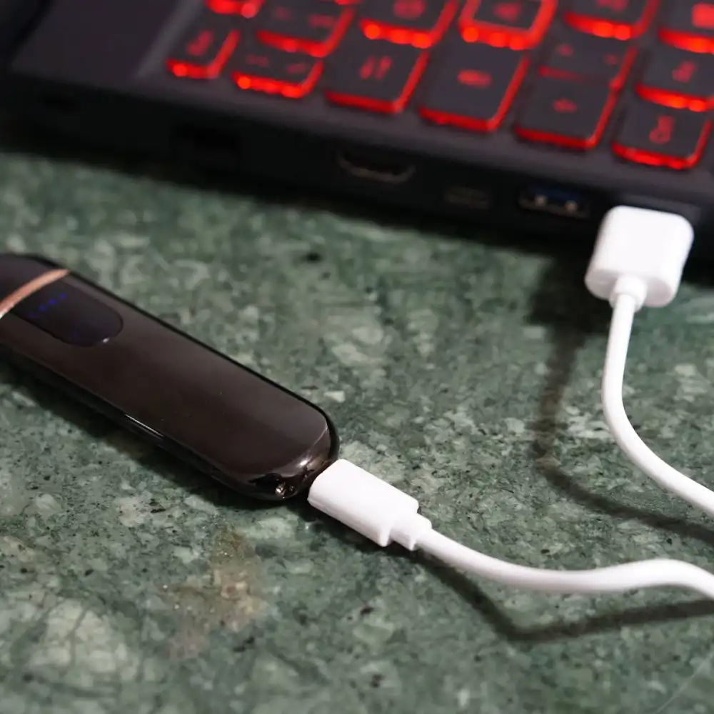 Accendino Elettrico Touch USB Ricaricabile Antivento Modello Maryland Black