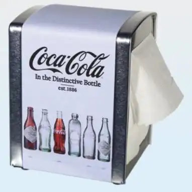 Distributore Di Tovaglioli Dispenser Per Tovaglioli Retro' Bar Coca Cola
