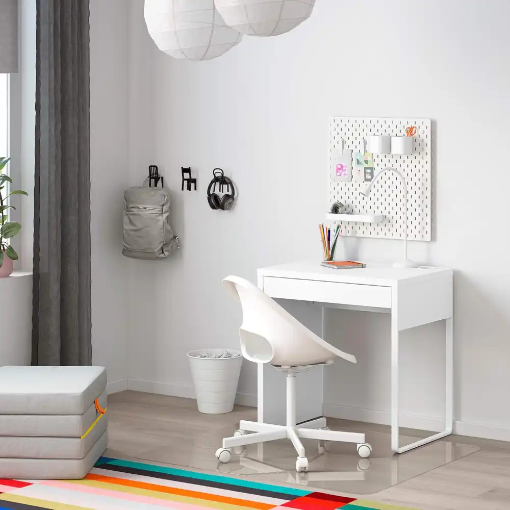 IKEA Micke Scrivania Moderna Bianca per Camera Cameretta 73x50cm