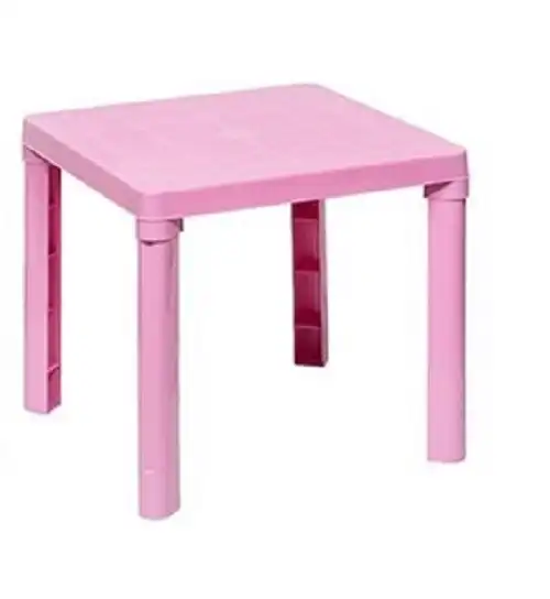 Tavolino In Plastica Per Bambini Per Gioco e Studio Scrivania Arredo Rosa