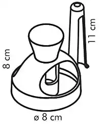 Tescoma Delicia Utensile Forma Ciambelle Con Pinza Per Intingerle