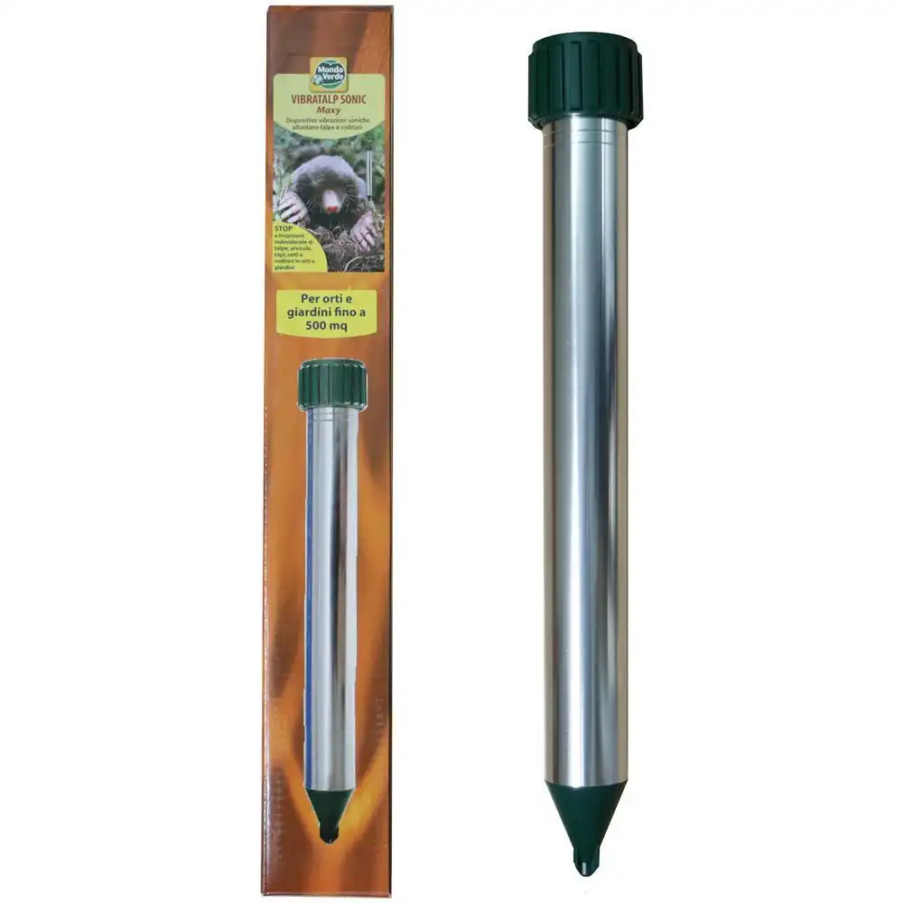Repellente Scaccia talpe Topi Ad Ultrasuoni Vibratalp Sonic Maxy 500mq