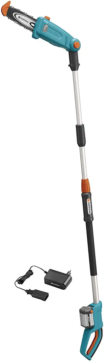 Kit Sega Potatrice Potatore Telescopico a Batteria Altezza Fino a 4 Mt Lama 20cm